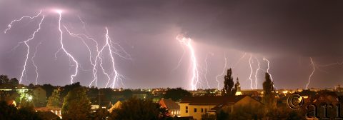 Gewitter ueber Ilmenau.